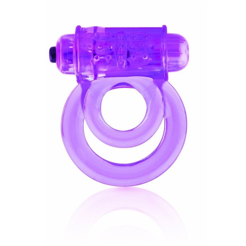 The DoubleO 6 vibrating erection ring features two specially... The Screaming O - DoubleO 6 - Purple photo-2