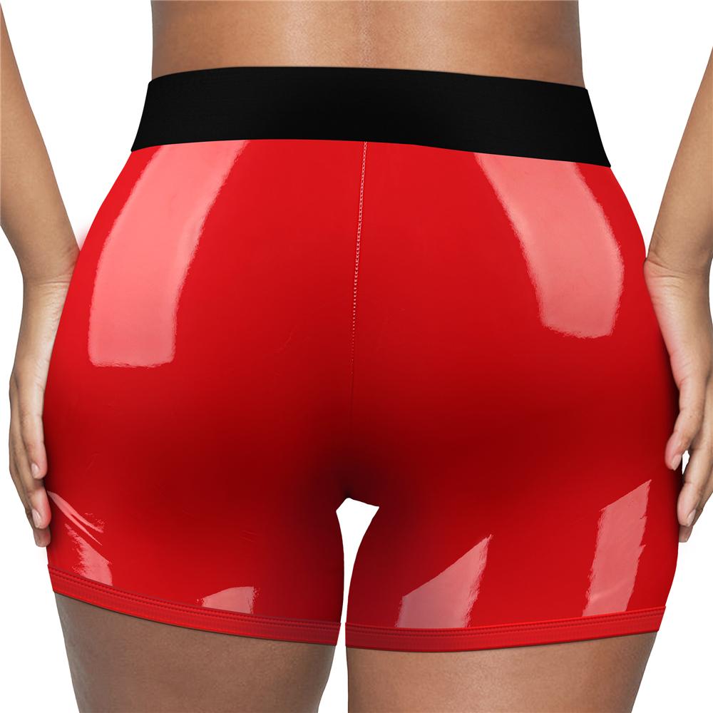 Introducing the "Chic Strap-On shorts" - an innova... Lovetoy - Chic Strap-On Shorts - Red - L/XL photo-6