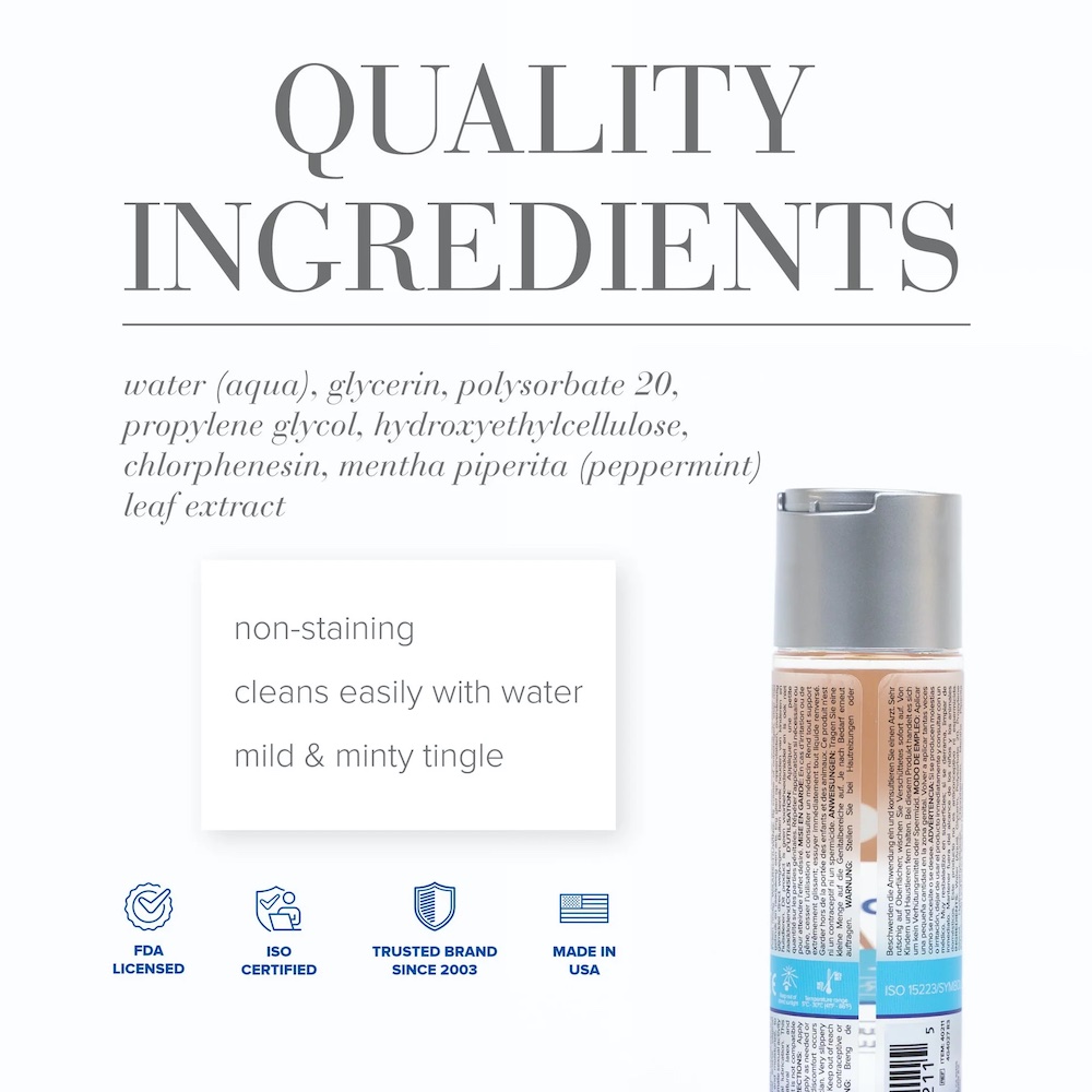 JO® H2O Cooling is a water-based personal lubricant designed... JO - Anal H2O Cooling Lubricant - 120ml photo-2
