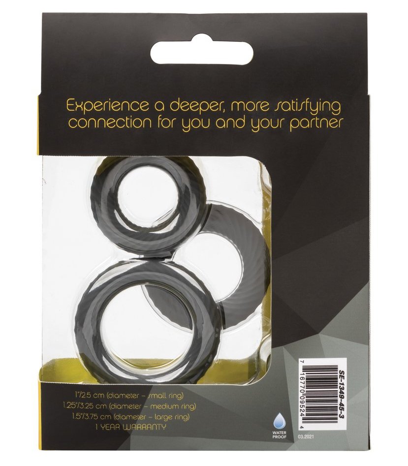 Set of 3 gradually sized premium Ultra-Soft Silicone support... CEN - Link Up Ultra-Soft Ultimate Set - Grey photo-5