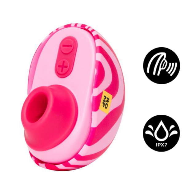 Romp - Spin Pleasure Air Stimulator - Pink/Red