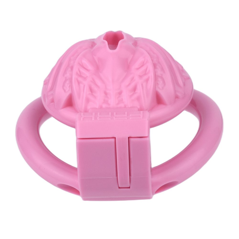 Material: Resin
Cage high: 21mm  ... FAAK - Resin Pussy Chastity Cage - Pink photo-4