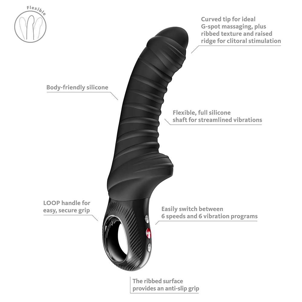 Fun Factory - Tiger Vibrator - Black photo-3