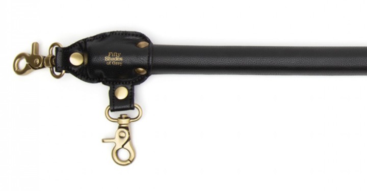 Struggle as much as you want, you'll never be able to cl... Fifty Shades of Grey - Bound to You Spreader Bar - Black photo-3