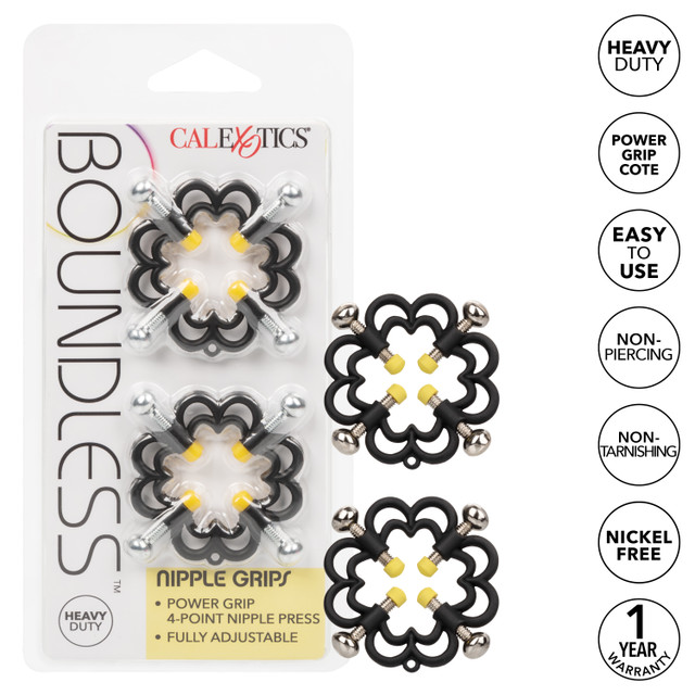Elevate sensation and embrace endless pleasure possibilities... CEN - Boundless Nipple Grips - Black photo-7
