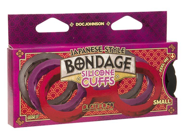 For both beginners and restraint enthusiasts, these premium ... Doc Johnson - Bondage Silicone Cuffs S - Purple photo-2