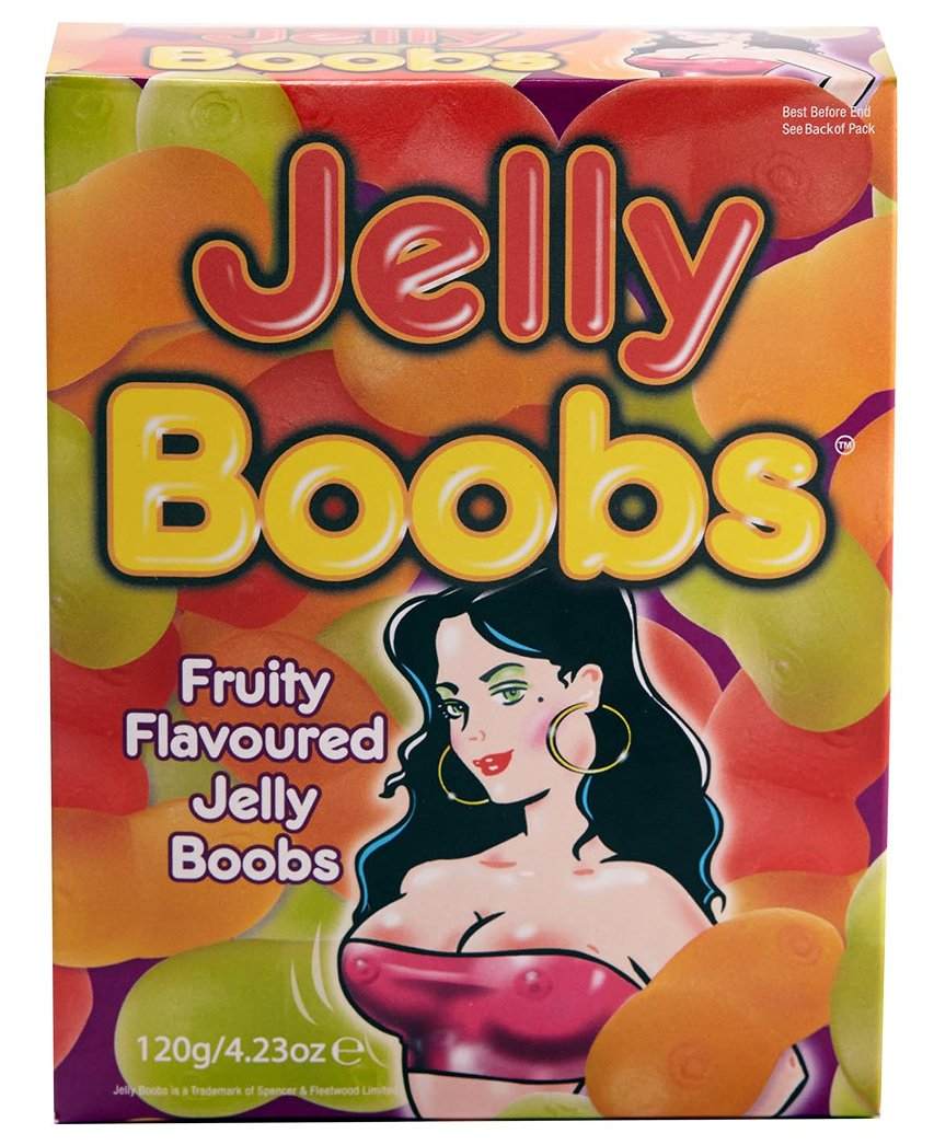 120g of delicious Jelly Boobs.
Gummy jelly boobs in assort... Spencer&Fleetwood - Jelly Boobs photo-3