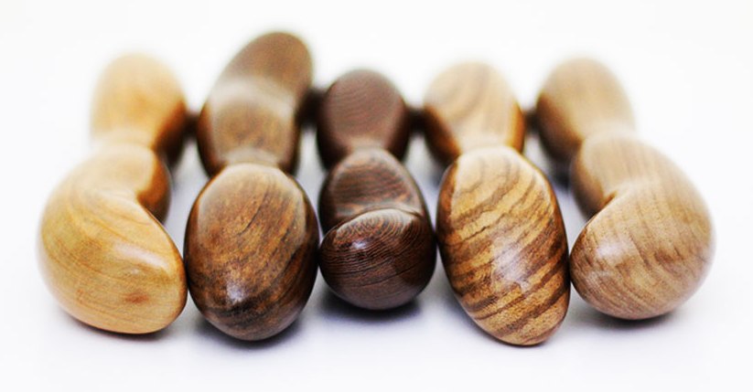 Dee Lee Doo wooden toys are made of all-natural plantation w... DeeLeeDoo - Bean Wood Dildo - Matenue photo-3