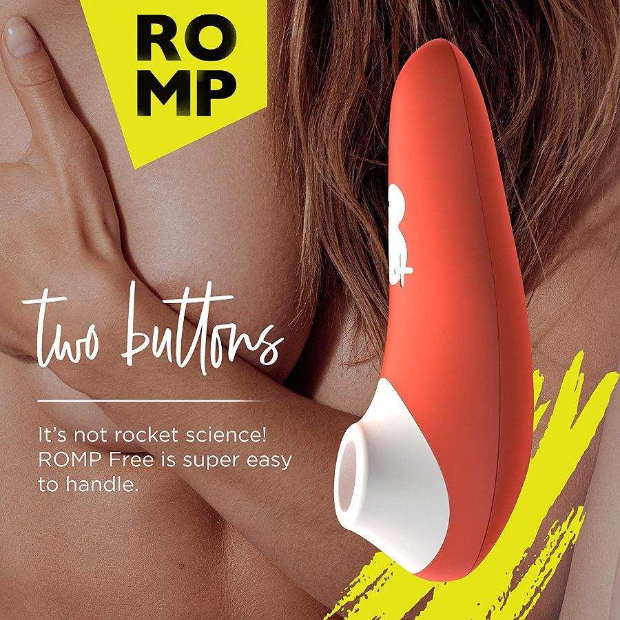 ROMP Switch pampers your clitoris with gentle air oscillatio... Romp - Switch - Orange photo-10
