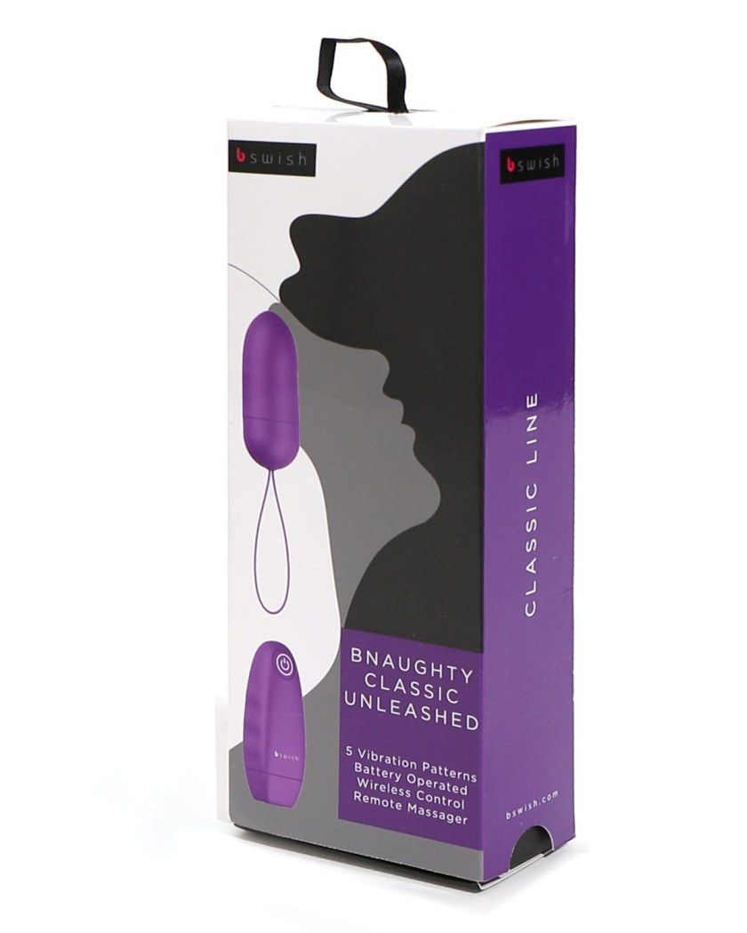 Share an intimate secret with your lover at home or in publi... B Swish – Bnaughty Unleashed Classic Bullet – Purple photo-6