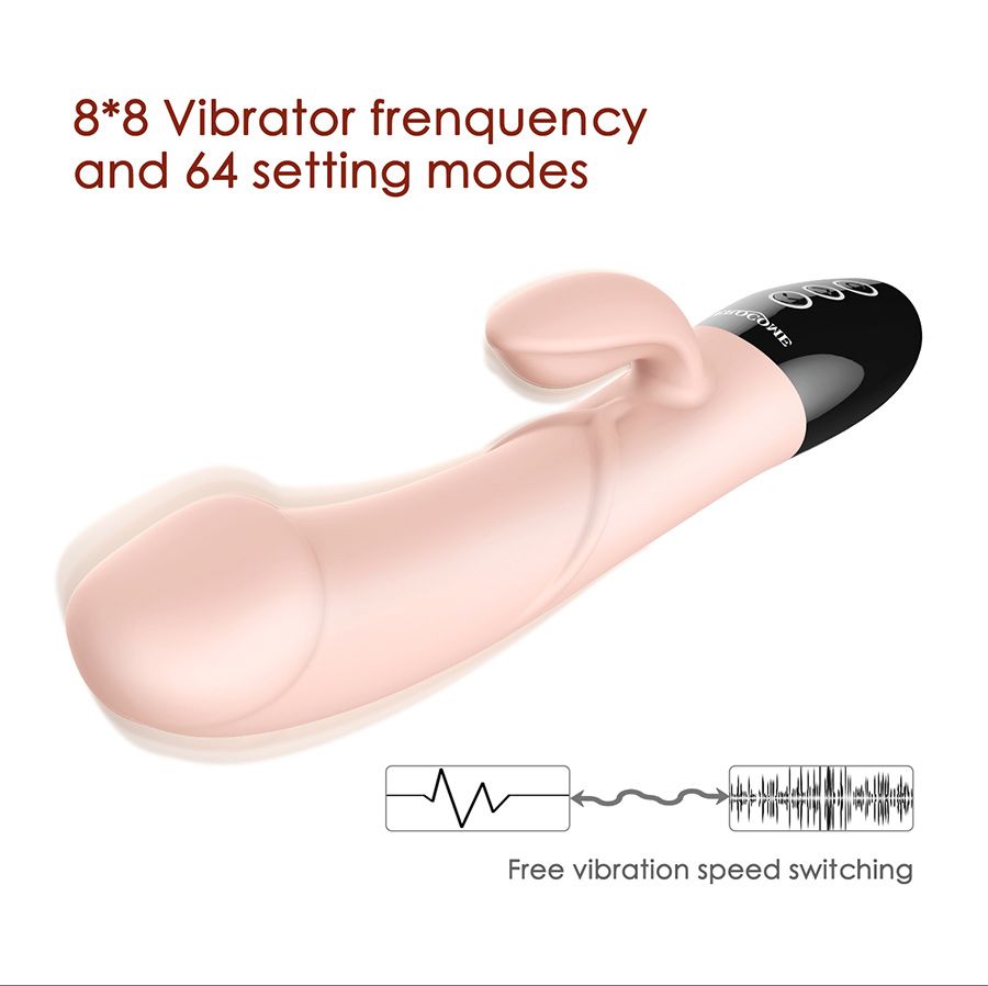 Super vibration with 8 modes - You can use 2 powerful import... Erocome - Crater Plus - Vanilla photo-12