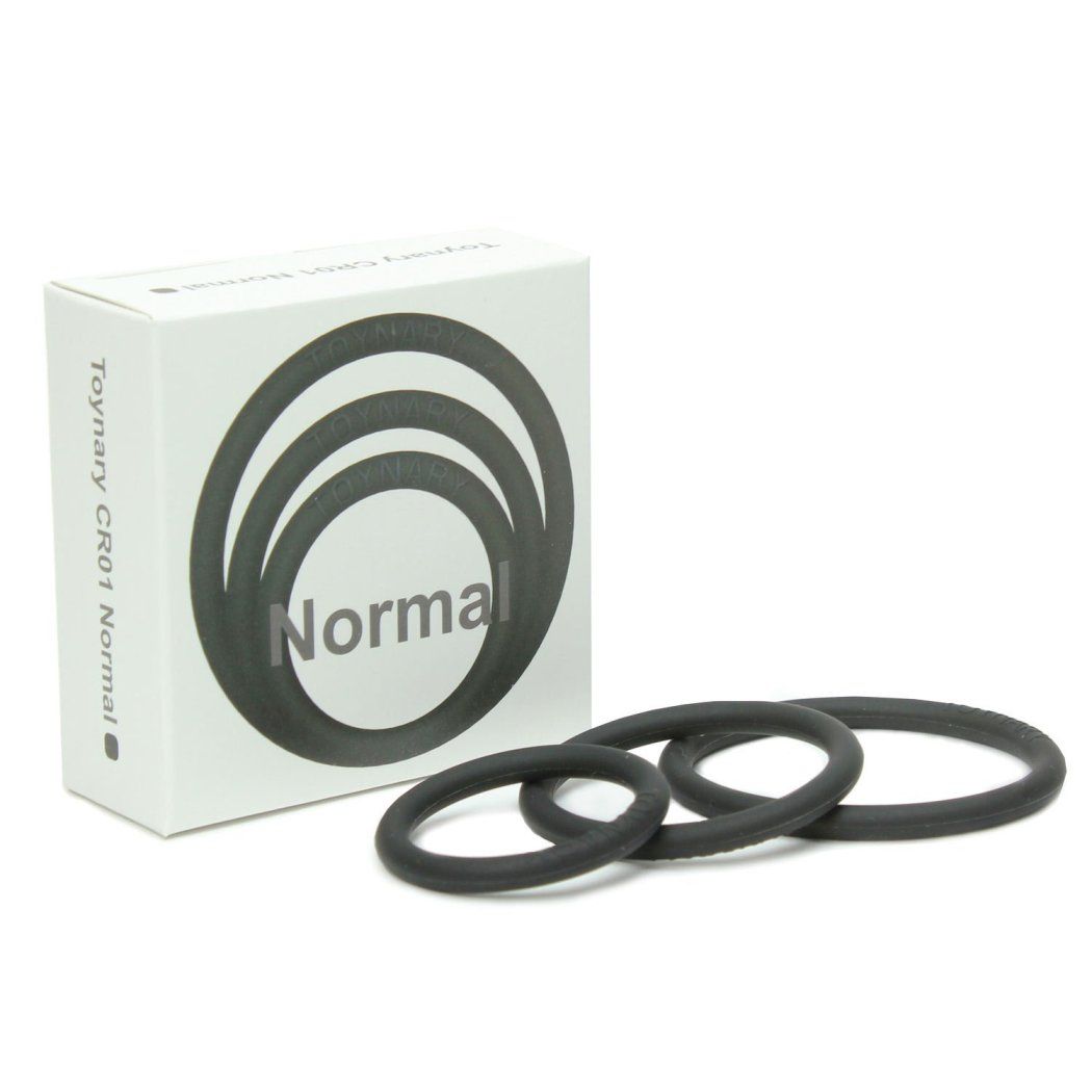Toynary - CR01 Normal Cock Rings - Black