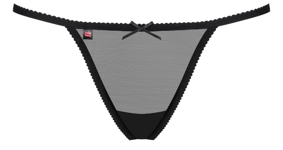 Obsessive - 882-THO-1 Tempting Thong - Black - S/M photo-7