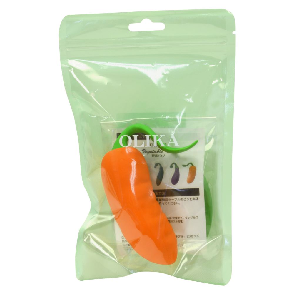 Olika - Carrot Mini Vibrator - Orange 照片-8