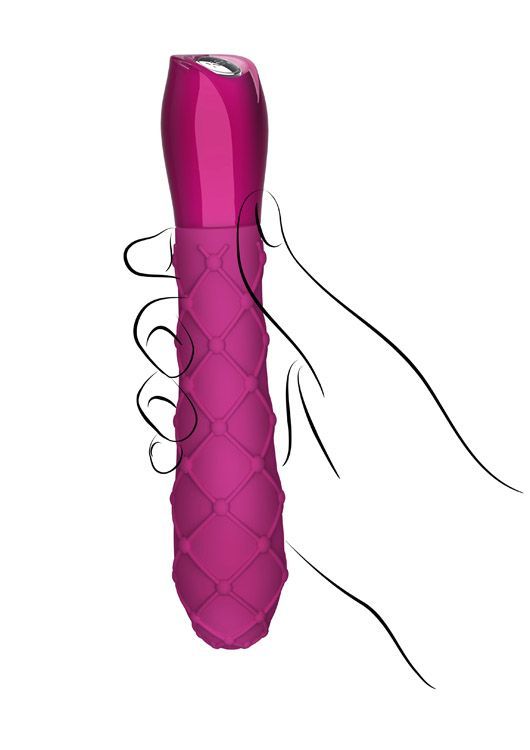 With 7 intense patterns for the ultimate in stimulation, Key... Key - Ceres Lace Vibe – Pink photo-5