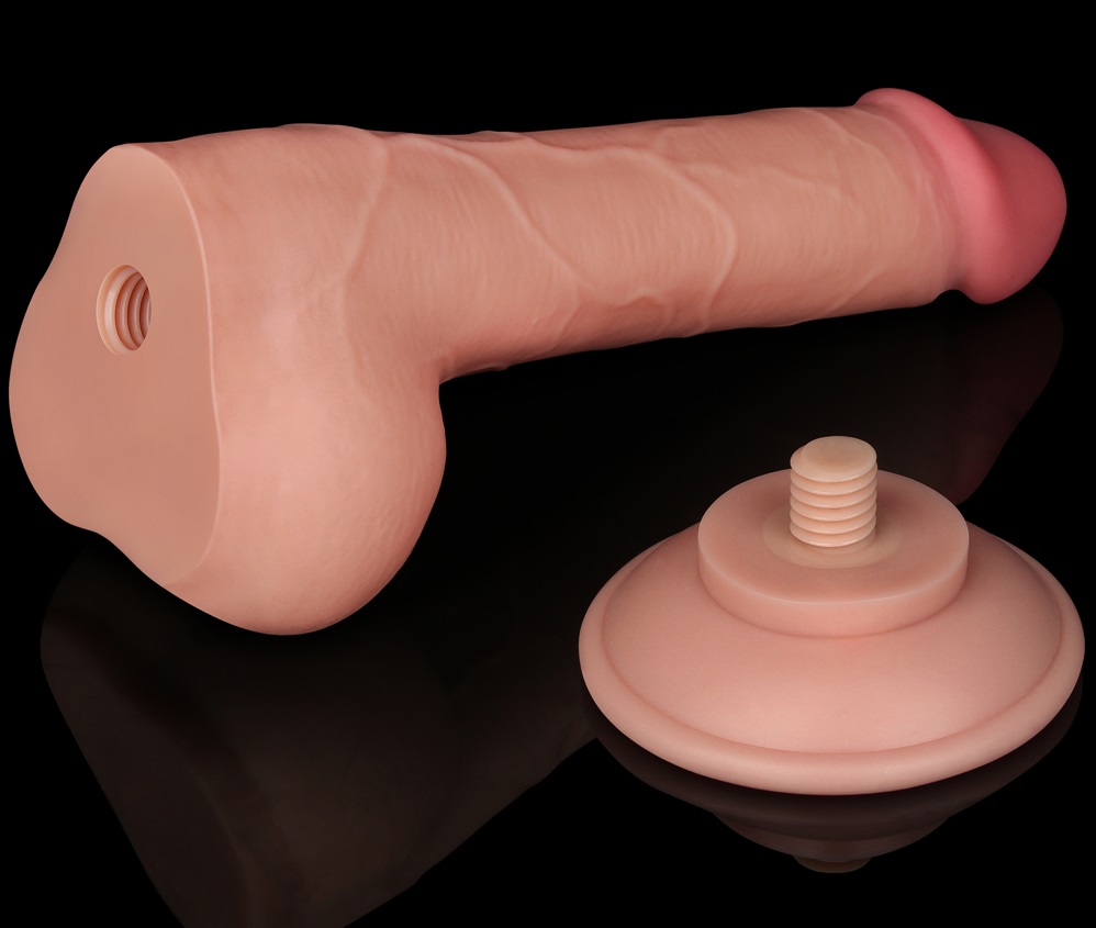 Lovetoy - 7.5" 帶包皮仿真陽具 13.2cm - 肉色 照片-10