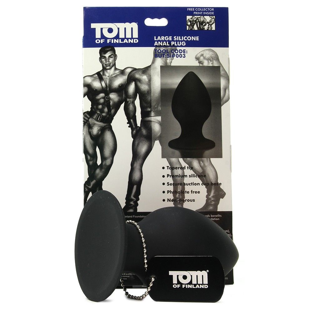 Tom Of Finland Anal Plug Large Silicone Black.
This classic... TOF - Large Silicone Anal Plug photo-11