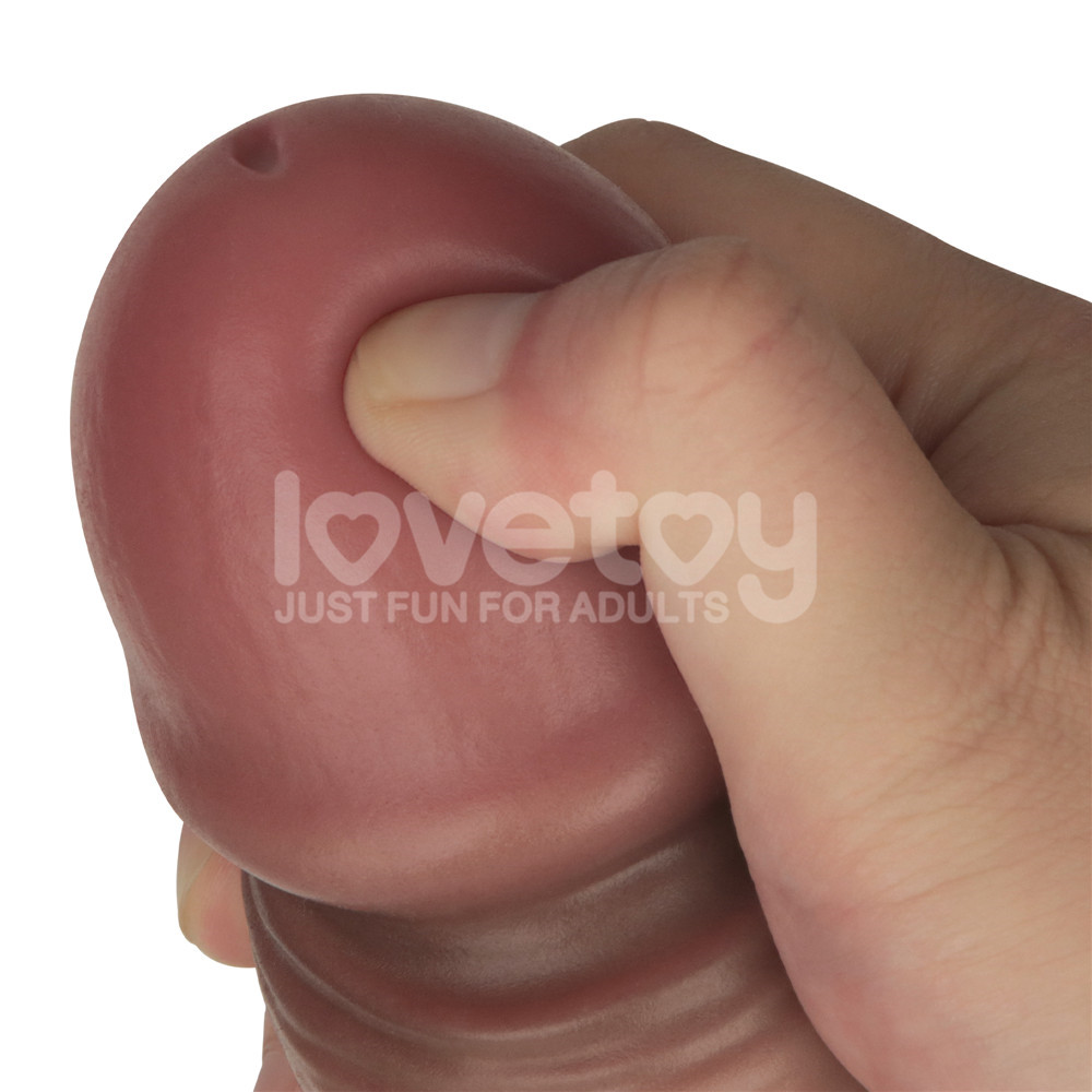 Lovetoy - Ingen 空心穿戴式 9'' 假陽具套裝 大碼至加加大碼 - 肉色 照片-11