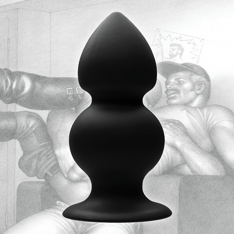 Think you can handle the girth and weight of this mighty ana... TOF - Weighted Anal Plug - Black photo-2