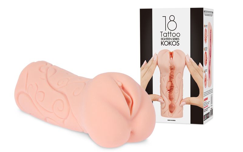 18 Series Tattoo
本商品为中型自慰器,仿照真人阴户打造而成,唯妙唯俏拟真的密穴,外观施以类纹身的图腾... Kokos - 18 系列 Tattoo - 双层飞机杯 照片-8