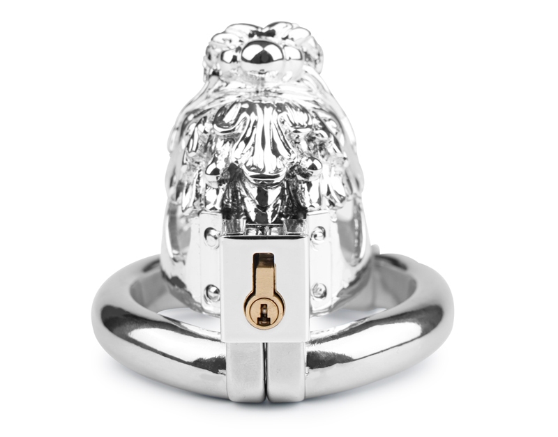 Chastity Device with Dragon Head
Locking
For Couples Adult... MT - Dragon Chastity Cage 45mm - Silver photo-3