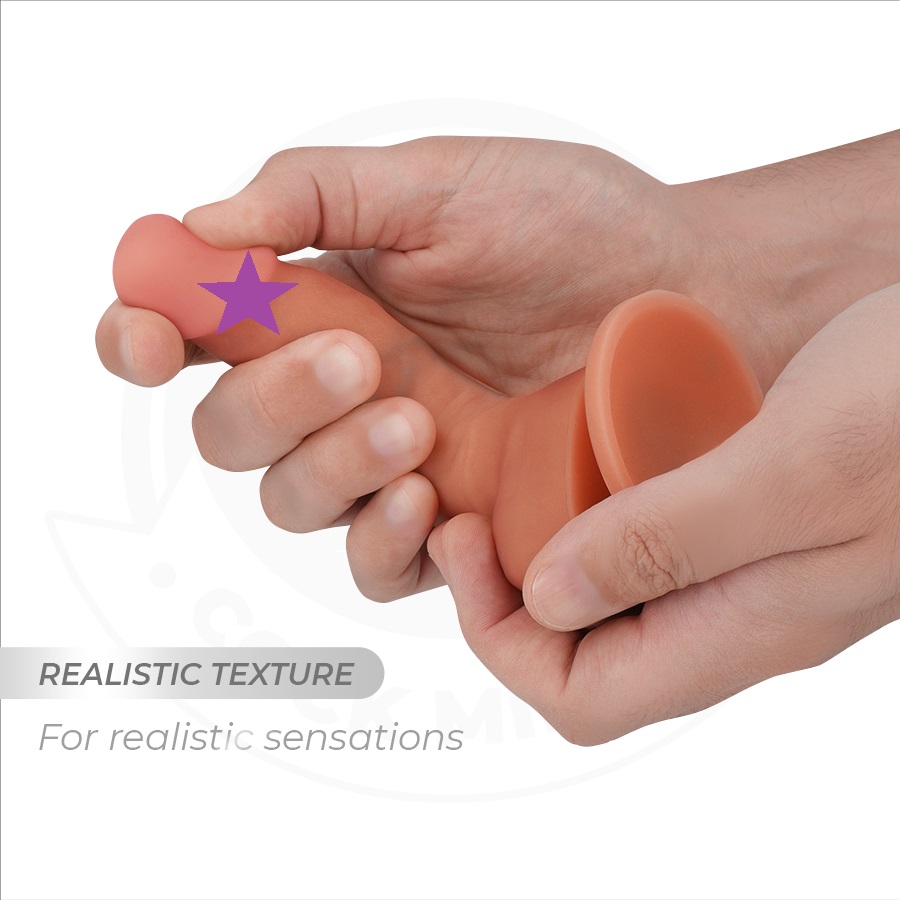 This realistic 5.75" dildo is designed to offer an inte... Cock Miller - 14.8cm Realistic Dildo - Flesh photo-2