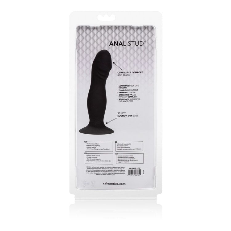 Indulge your wildest fantasies with the Silicone Anal Studpr... CEN - Silicone Anal Stud - Black photo-7