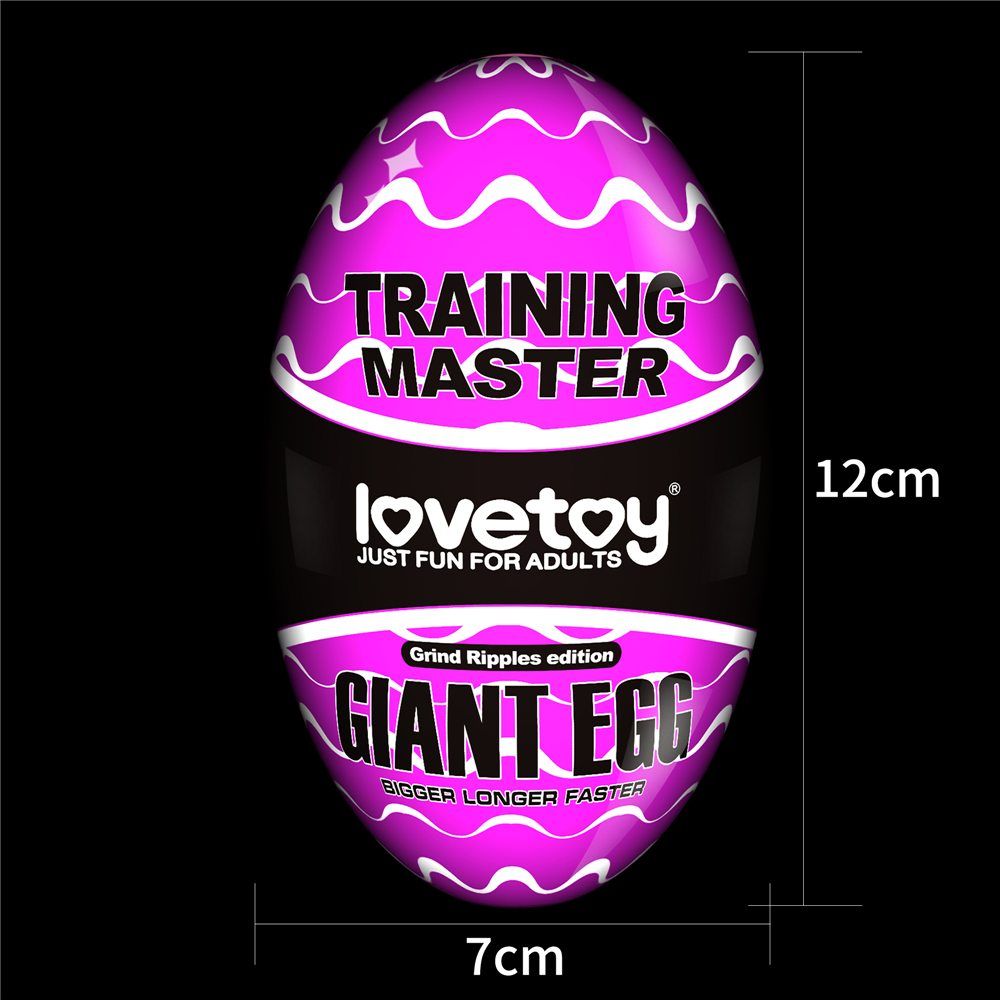 Innovative male masturbator
Discreet reusable men's travel ... Lovetoy - Giant Egg Grind Ripples Edition - Purple photo-4