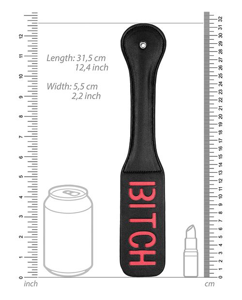 Leave a lasting impression on your sub. The word BITCH is re... Ouch - Bitch Paddle - Black photo-5