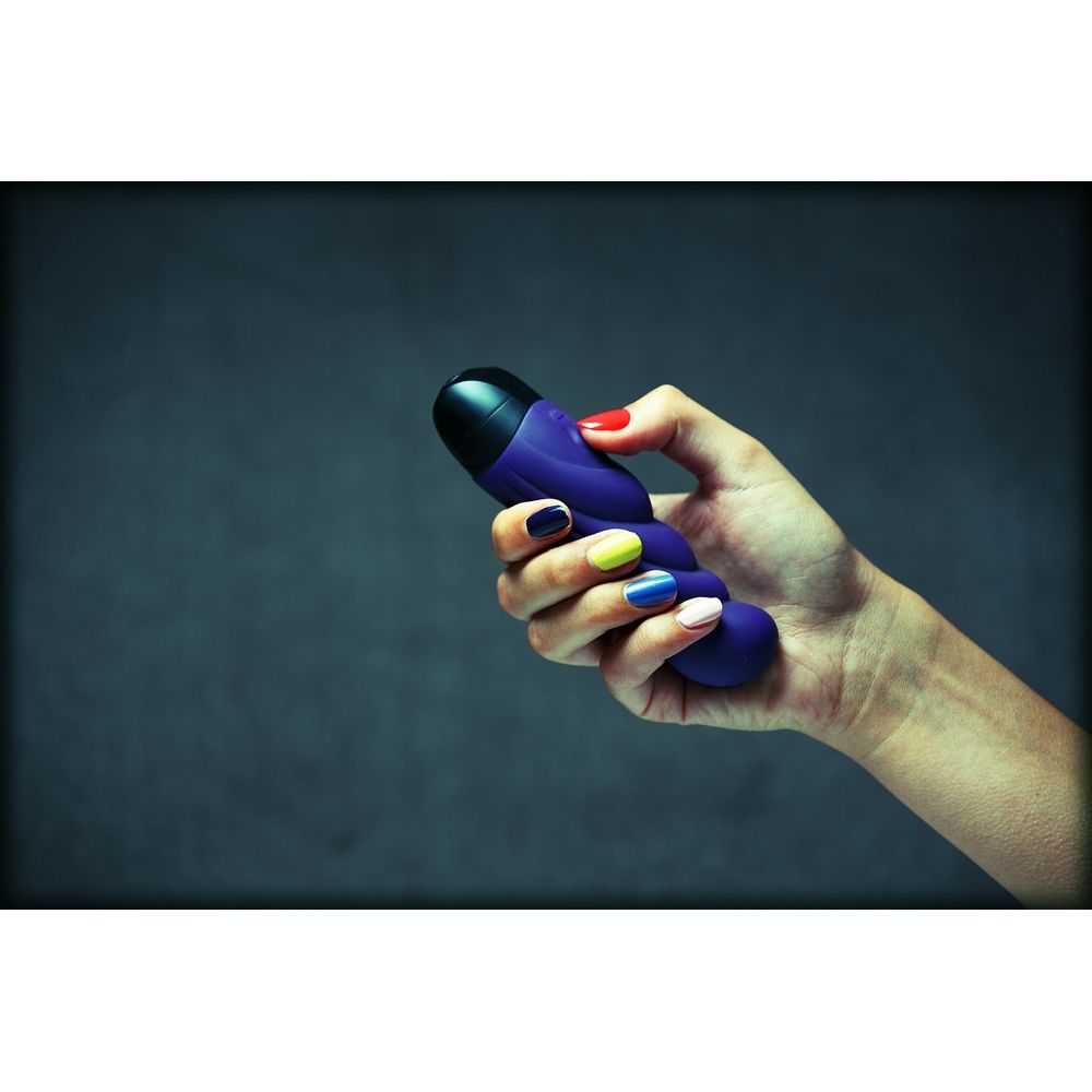 Seriously gorgeous, high-quality smooth silicone multispeed ... Fun Factory - Vibe Meany - Dark Violet photo-4
