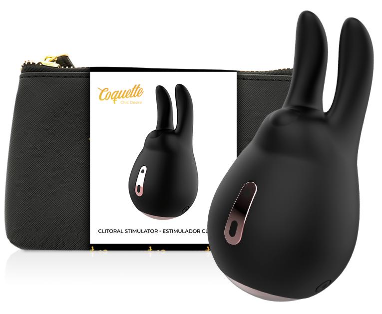 If you like rabbit clitoral stimulation, you'll love the... Coquette - Bunny Clitorial Stimulator - Black photo-7