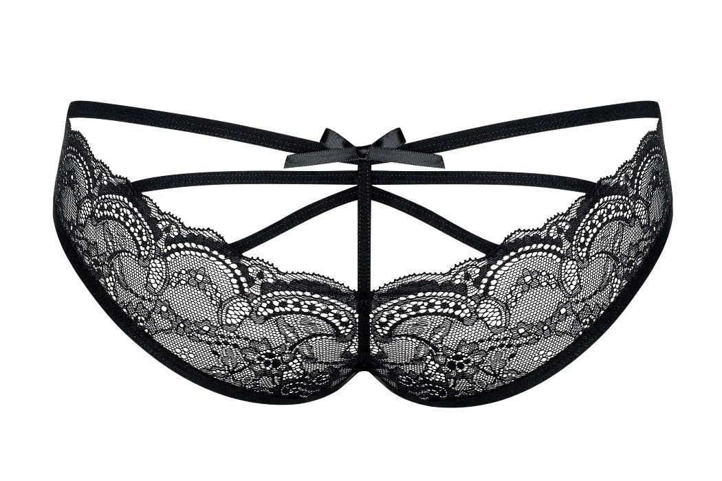 Panties coming straight from Pleasureland? They’re right her... Obsessive - Frivolla Panties - Black - L/XL photo-6