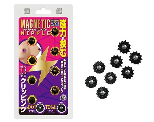 A-One - Magnetic Nipple Clips - Black photo