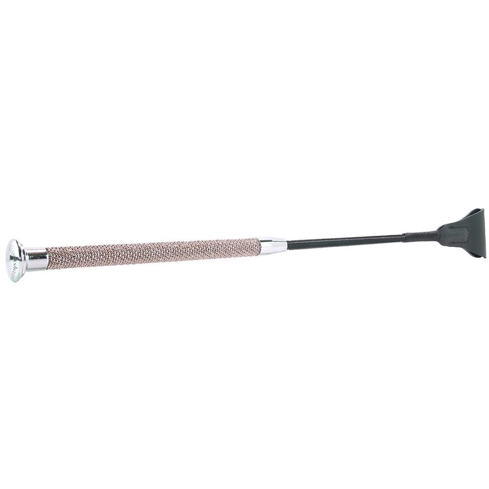 Firm braided, sturdy shaft
Leather head
Long, rose crystal e... Sportsheets - Rose Crystal Crop - Black photo-2