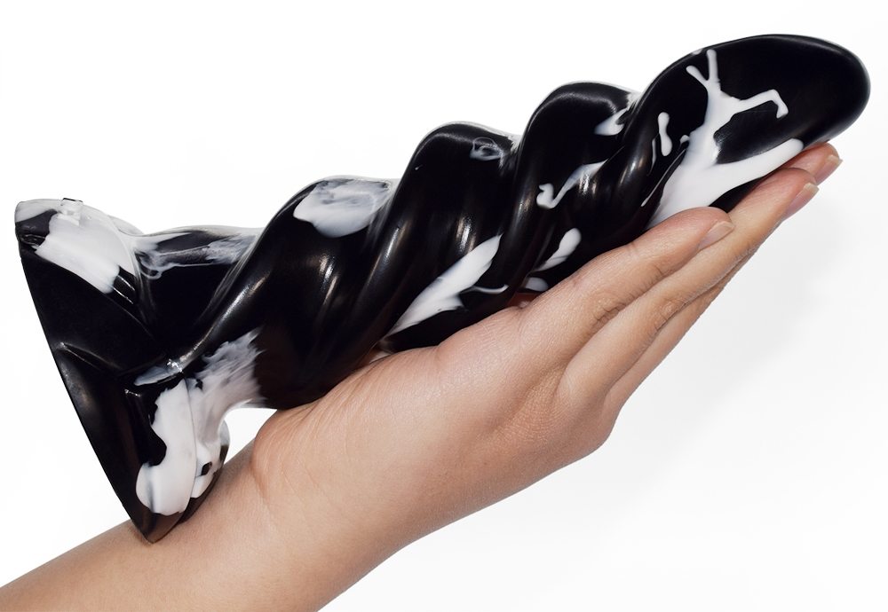 Norse Mythology - Goddess Hela anal dildo, softness, wear-re... FAAK - Goddess Hela Anal Plug - Black/White photo-3