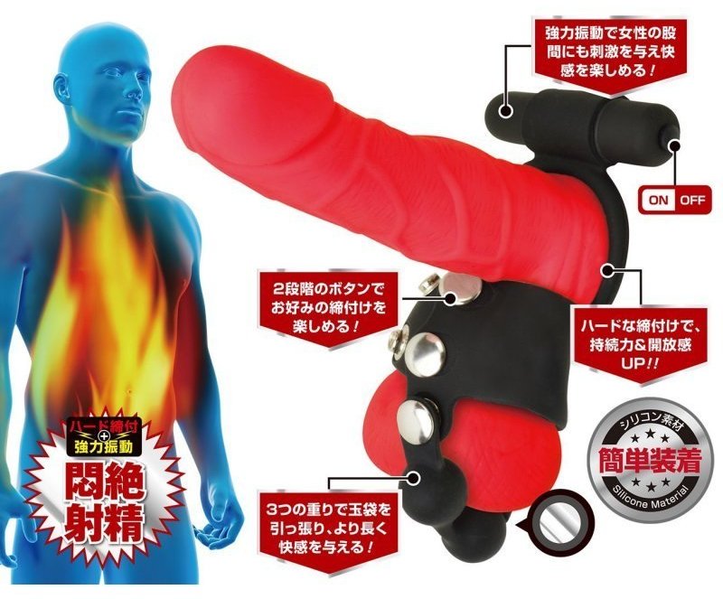 The dick isn't doing well ... It's a serious problem... A-One - Men's Gear Provoke Ring - Black photo-3