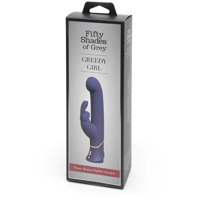 It's good to be greedy with the Fifty Shades of Grey Gre... Fifty Shades of Grey - Greedy Girl Rabbit Vibrator Power Motion - Purple photo-4