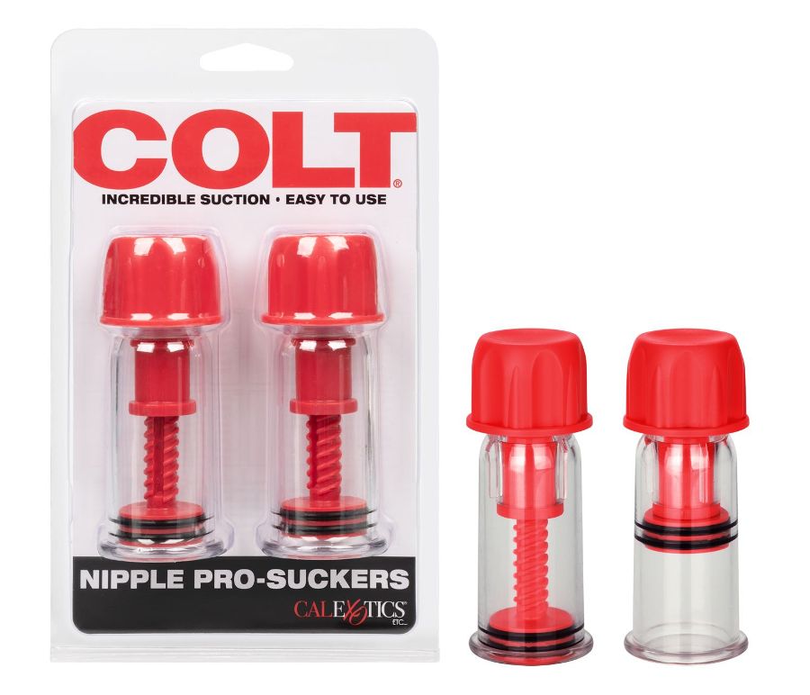 COLT Nipple Pro-Suckers are a sensual sensation. With two fu... CEN - Colt Nipple Pro-Suckers - Red photo-4