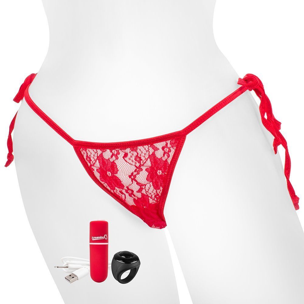 My Secret Screaming O Charged Panty is a remote-controlled 1... The Screaming O - Charged Remote Control Panty Vibe - Red photo-3