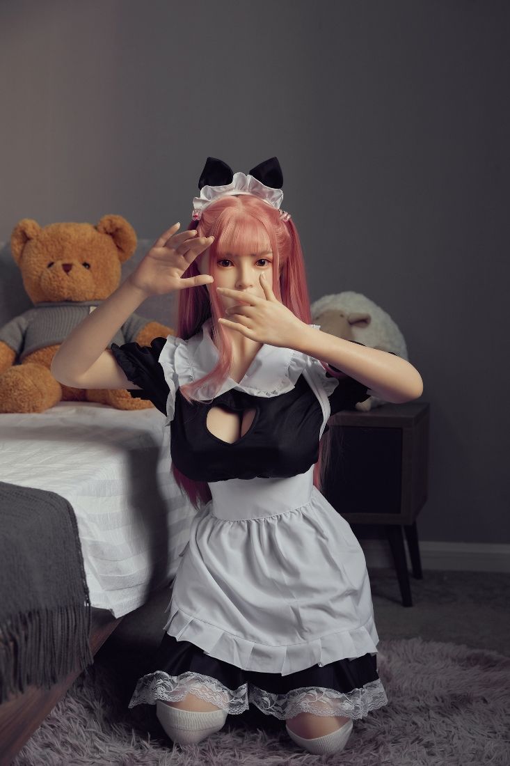 To check the sample of realistic doll visit our showroom.
... Olivia Asian Realistic Sex Doll, Pink Hair, Ultra Soft Silicone 148 cm (4’9 ft) photo-2