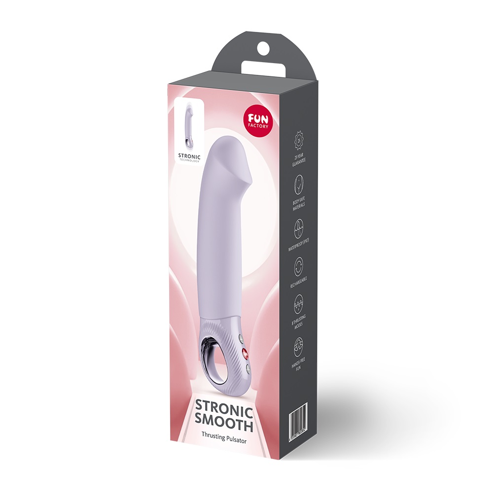 Fun Factory - Stronic Smooth 抽插式脈衝震動器 - 薰衣草紫 照片-6