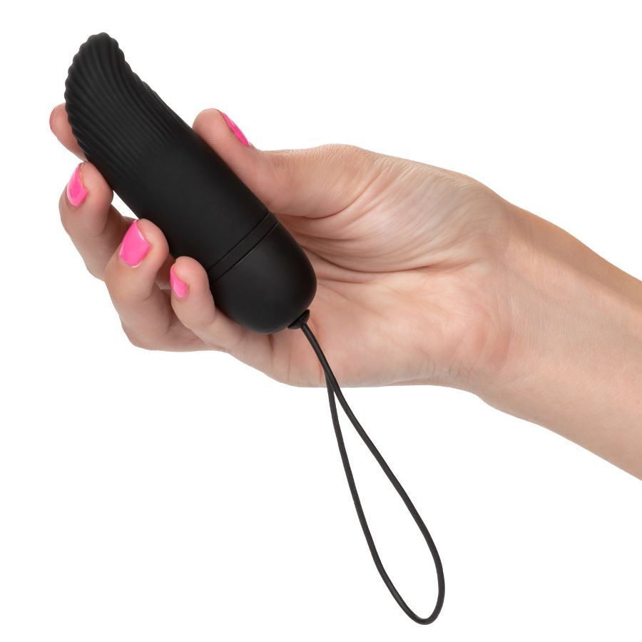 Elevate your intimate playtime fun with the Silicone Remote ... CEN - Silicone Remote Ridged G - Black photo-2