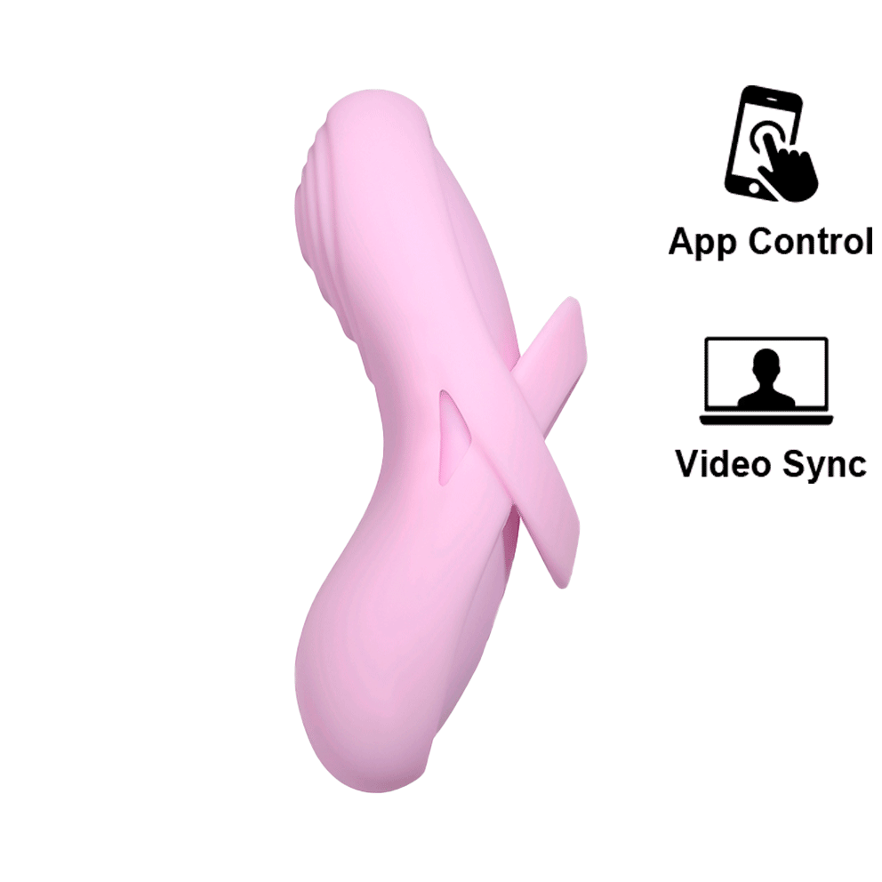 SVAKOM - Echo 2 APP Flexible Finger Vibrator - Pink Lilac