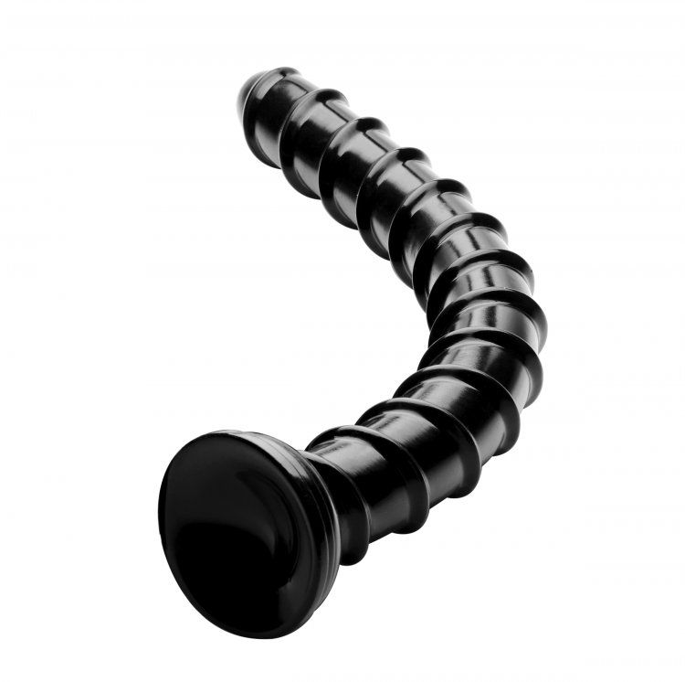 Long and thick, with texture that will wind you up! This fir... Hosed - 2" Swirl Hose - 18" Long - Black photo-2