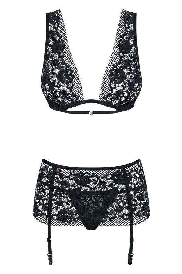 Obsessive - Figurea 3-pcs Set - Black - L/XL photo