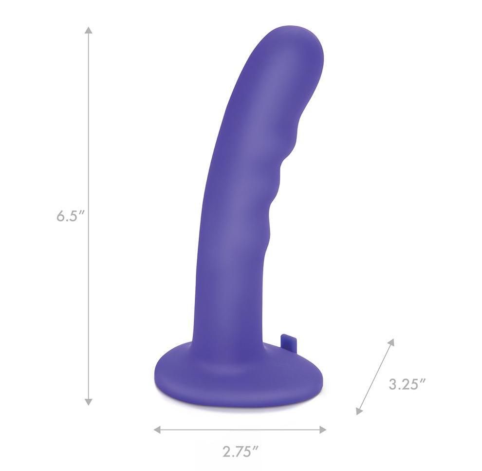 15 Vibration patterns
6 Vibration speeds
Wireless Remote Con... Pegasus - 6'' Curved Wave Wireless Remote Control w/Harness - Purple photo-8