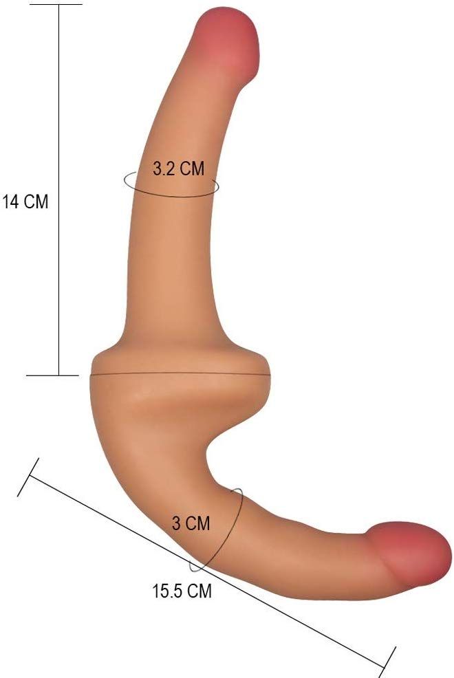 Made of body safe liquid silicone for lifetime use
100% ... Lovetoy - Holy Dong Premium Strapless Strap On photo-6