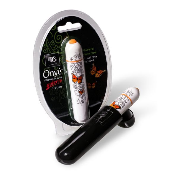 A very private art collection. Feel an artist's touch. T... Big Teaze Toys - B3 Onye Galerie Petite Butterfly Vibro Bullet - White photo-3