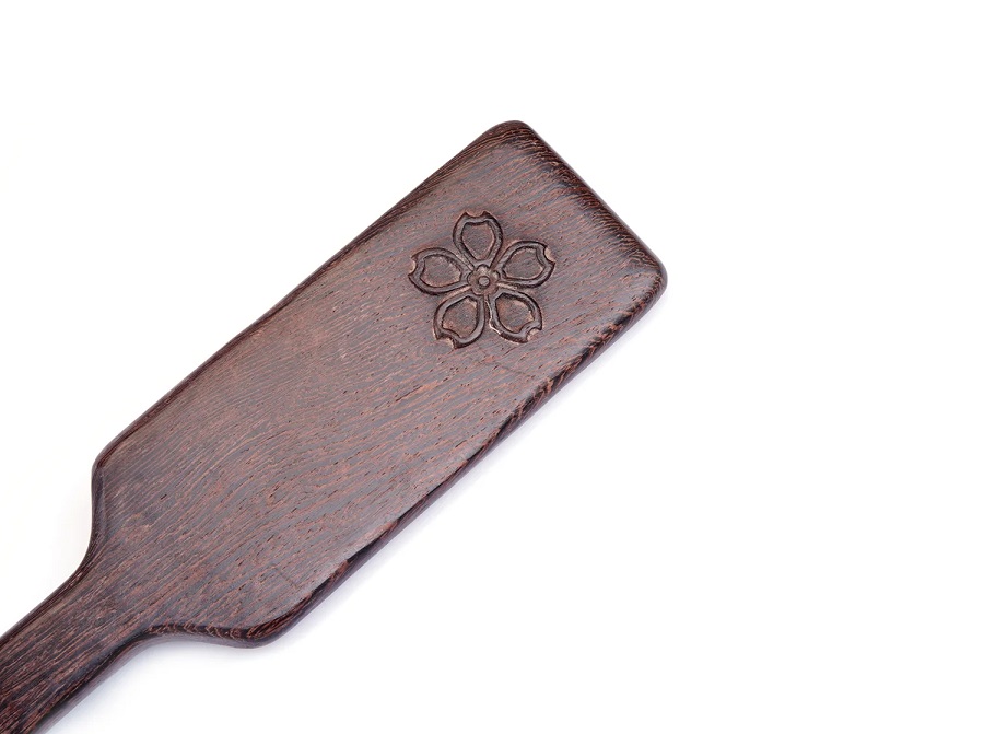 Liebe Seele - Flower Wenge Wood Paddle - Brown 照片-3