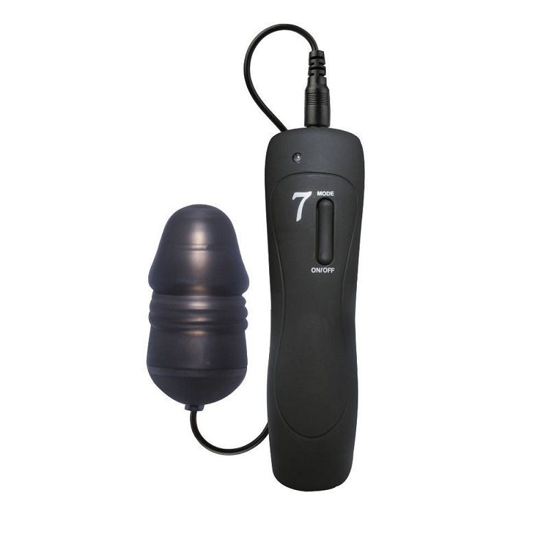 7 frequency egg vibrator with light
Power Type: 9V / 12V
Siz... Aphrodisia - Flashing 7 Mode Glans Vibe - Black photo-2